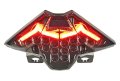 Motodynamic Integrated Sequential Led Tail Lights Smoke Lens For Kawasaki Ninja 500 Z500 2024-2026 Se Special Edition Model 