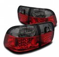 Led Tail Brake Lights Rear Lamps Red Smoke For 1996-1998 Honda Civic Sedan 4dr 