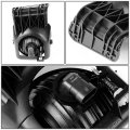 Pair Of Clear Lens Bumper Driving Fog Lights Lamps Compatible With Gmc Sierra 1500 2500 3500 Pickup Truck 03 04 05 06