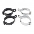 Liru Motorcycle Front Fork Clamps Modified Turn Signal Light Indicator Mount Bracket Holder Chrome Universal For Motorcyle With