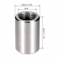 Uxcell Round Connector Nuts M14x30mm Height Sleeve Rod Bar Stud Nut Stainless Steel 304 Pack Of 10