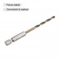 Uxcell 2 Pcs High Speed Steel Hex Shank Twist Drill Bit 3 5mm Drilling Dia With 1 4 Inch 88mm Length
