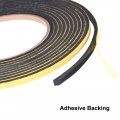 Uxcell Sealing Foam Tape 5mm Wide 3mm Thick 4m 13ft Long Self Adhesive Weather Strip For Window Door Insulation Pack Of 2