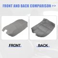 X Autohaux Car Center Console Lid Armrest Seat Box Cover Protector Replacement Microfiber Leather For Ford F150 2009-2014 Gray
