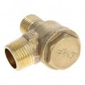 1pcs 2 Way Brass Air Compressor Check Valve 16x14mm Male Threaded Pneumatic Accessory Aicosineg
