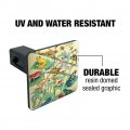 Tropical Rainforest Frogs Froggies Dart Tow Trailer Hitch Cover Plug Insert