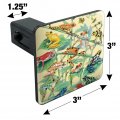 Tropical Rainforest Frogs Froggies Dart Tow Trailer Hitch Cover Plug Insert