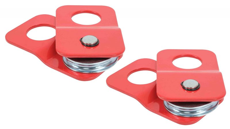 4 Ton Winch Snatch Block 2 Pack 10500 Lbs Recovery Pulley For Synthetic Rope Towing And Hauling Offroad Accessory Truck Atv Suv