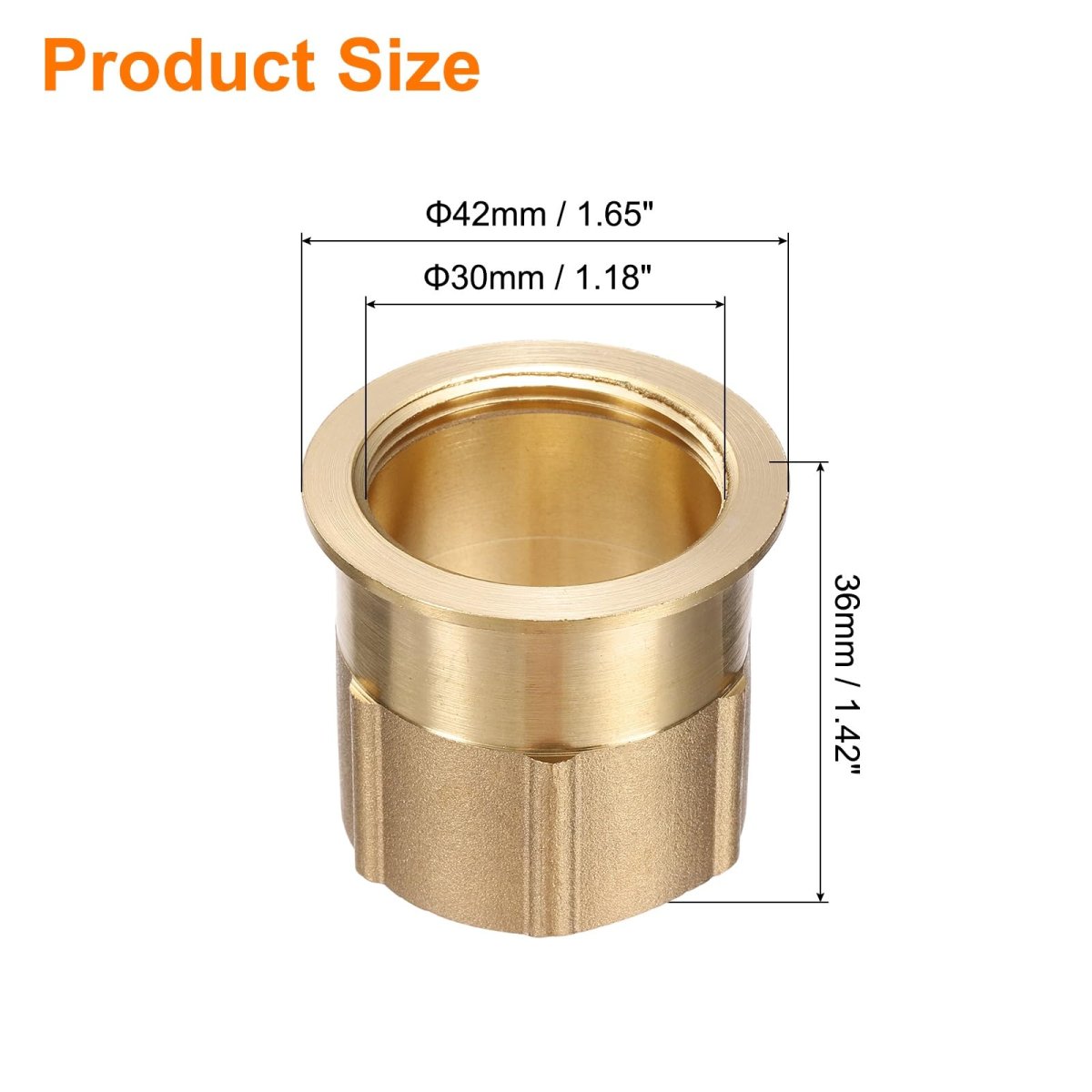 Faucet Nut Fixed Base Id 18 X H 1 42 Copper Fixing Tap Fastener Assembly For Kitchen And Bathroom