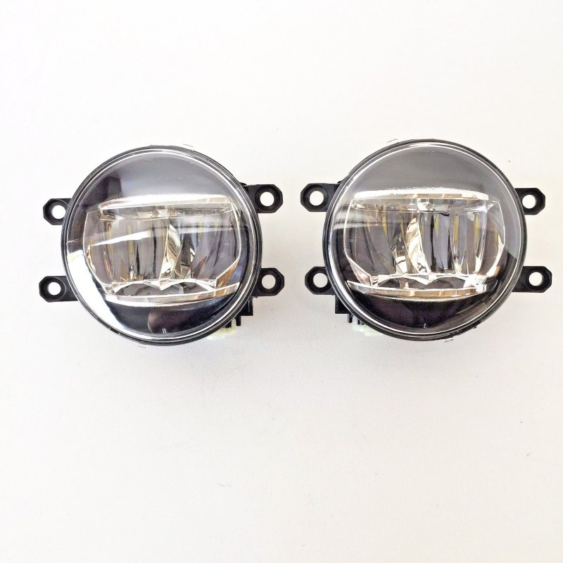 Ledin Built-in Led Fog Lights For Toyota Camry Corolla Lexus Ct200h Gs Is 250 350 Oe Style Clear Lens With Switch