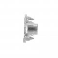 Uxcell 1 4 -20 T-nut 25pcs 3 Stainless Steel 4 Pronged Tee Nuts For Furniture Woodwork Cabinetry Threaded Insertion