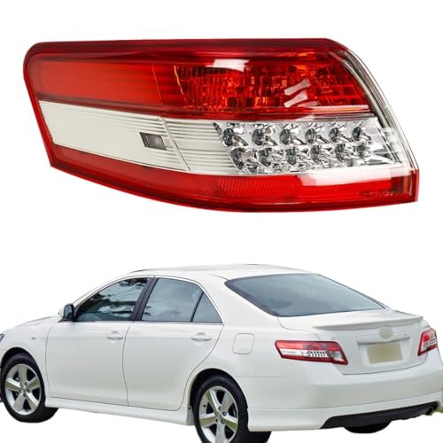 Driver Side Tail Light Brake Replacement For Toyota Camry 2010 2011 Rear Lamp 8156006340 To2804106 Red Clear Halogen Assembly