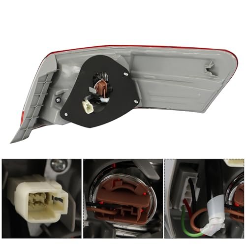Driver Side Tail Light Brake Replacement For Toyota Camry 2010 2011 Rear Lamp 8156006340 To2804106 Red Clear Halogen Assembly