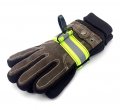 Wanty 2 Pack Heavy-duty Reflective Firefighter Turnout Gear Glove Strap With Bukle Ultimate Firefighting Safety Tools Green 