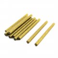 10 Pcs 7 3mm X 100mm Gold Tone Giltter Hot Melt Glue Adhesive Sticks For Electric Tool Heating Gun 