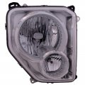 Headlightsdepot Headlight For 08-09 Jeep Liberty Passenger Halogen Headlamp With Fog Lights 