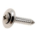 Trim Screw 5 Pieces Steel Black 10 16 By 1 In Phillips Drive With Zinc Fastener Plating Alx Pau Mm 45585 Cl360a50 