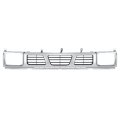 Jmtaat Front Grille For 1994 Nissan D21 Xe 1993 Base Se 1995-1997 Pickup Replacement 6231055g10 Ni1200116 Chrome Bumper Grill 