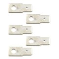Uninsulated Wire Terminals 1 4 In Male Slide Number 10 Hole Size 5 Pieces Alx-pau-si-hp7170-cla1 