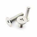 Seroni 5-25pcs M1 4 6 M2 5 M3 M4 M5 M6 M8 304 A2-70 Stainless Steel Cross Low Ultra Thin Ultrathin Flat Wafer Head Bolt Screw