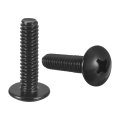 1 4-20 X Truss Head Phillips Machine Screws Full Thread Drive 304 Stainless Steel 18-8 Black Oxide Finish Quantity 20 