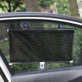 Uxcell Retractable Car Front Rear Window Roller Sun Shade