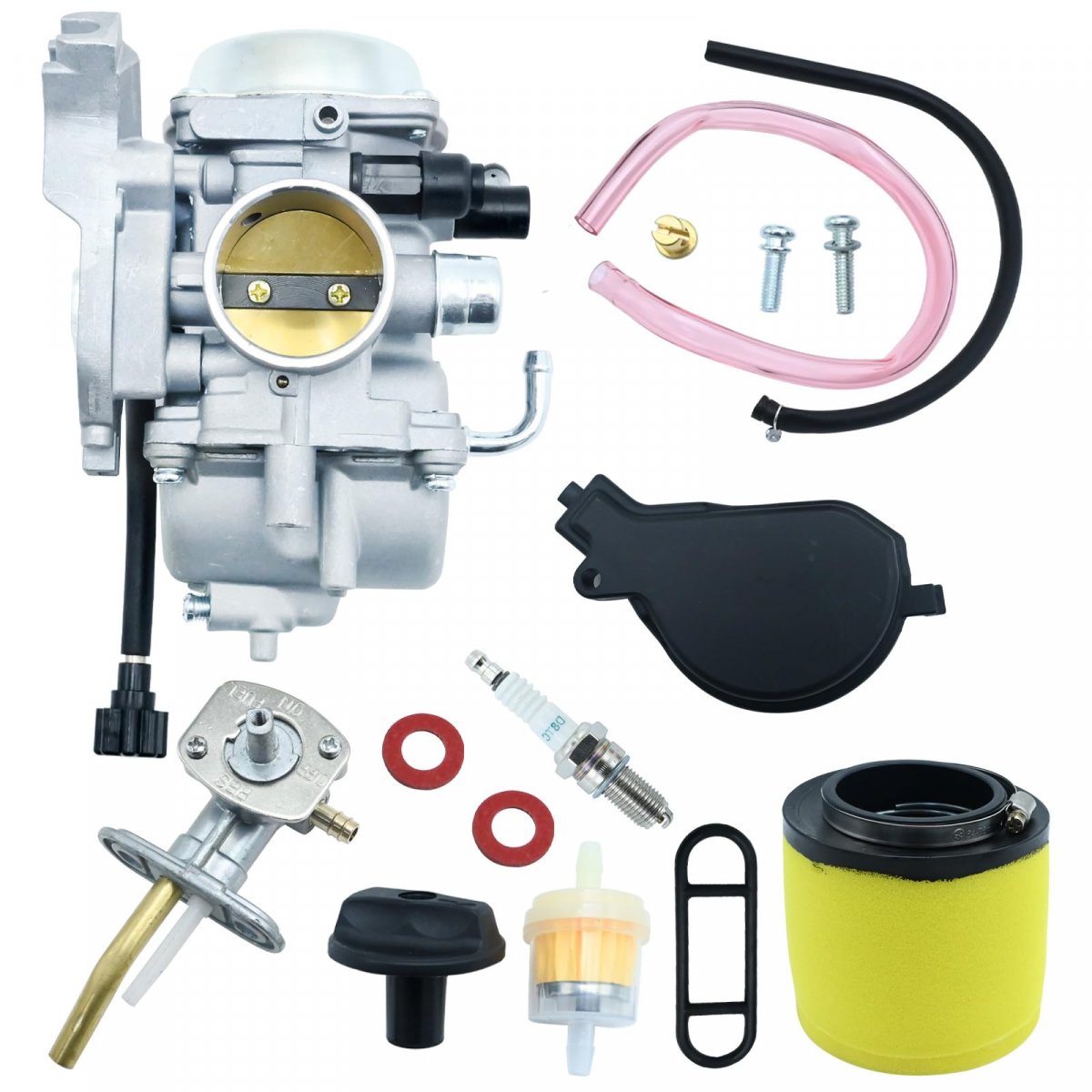 0470-454 Carburetor Assembly Replacement For Arctic Cat 400 375 Cvk32 Carb With Air Filter 2002 2003