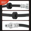 A-premium Rear Driver Or Passenger Brake Hydraulic Hose Compatible With Ford Models Transit Connect 2010 2011 2012 2013 Replace
