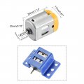 Uxcell 130 180 Dc Motor 3v 22000rpm Mounting Bracket Holder 5 Set For Diy