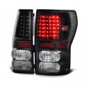Black Housing Led Tail Light Lamp Assembly For 2007-2013 Toyota Tundra Pickup Truck Driver Passenger Side 