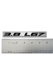3 8 L67 Black On Silver Highly Polished Real Aluminum Emblem