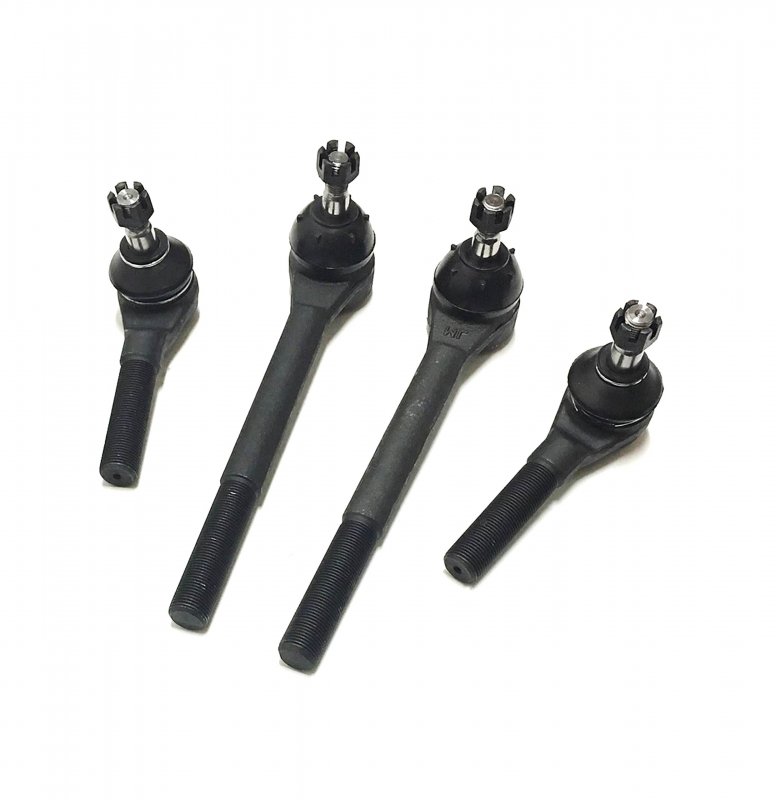 Partsw 4 Pc Steering Kit Front Inner Outer Tie Rod Ends
