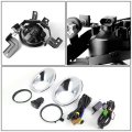 Auto Dynasty Compatible With 07-09 Honda Crv Re Pair Of Driving Fog Lights Wiring Kit Switch Chrome Bezel Amber Lens