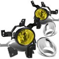 Auto Dynasty Compatible With 07-09 Honda Crv Re Pair Of Driving Fog Lights Wiring Kit Switch Chrome Bezel Amber Lens