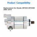 Starter Motor Replacement For Honda Crf450x Crf450 2005-2018 31200-mey-671