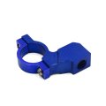 2 Pcs 10mm Thread 7 8 Inch Motorcycle Handlebar Rearview Mirror Holder Adaptor Blue
