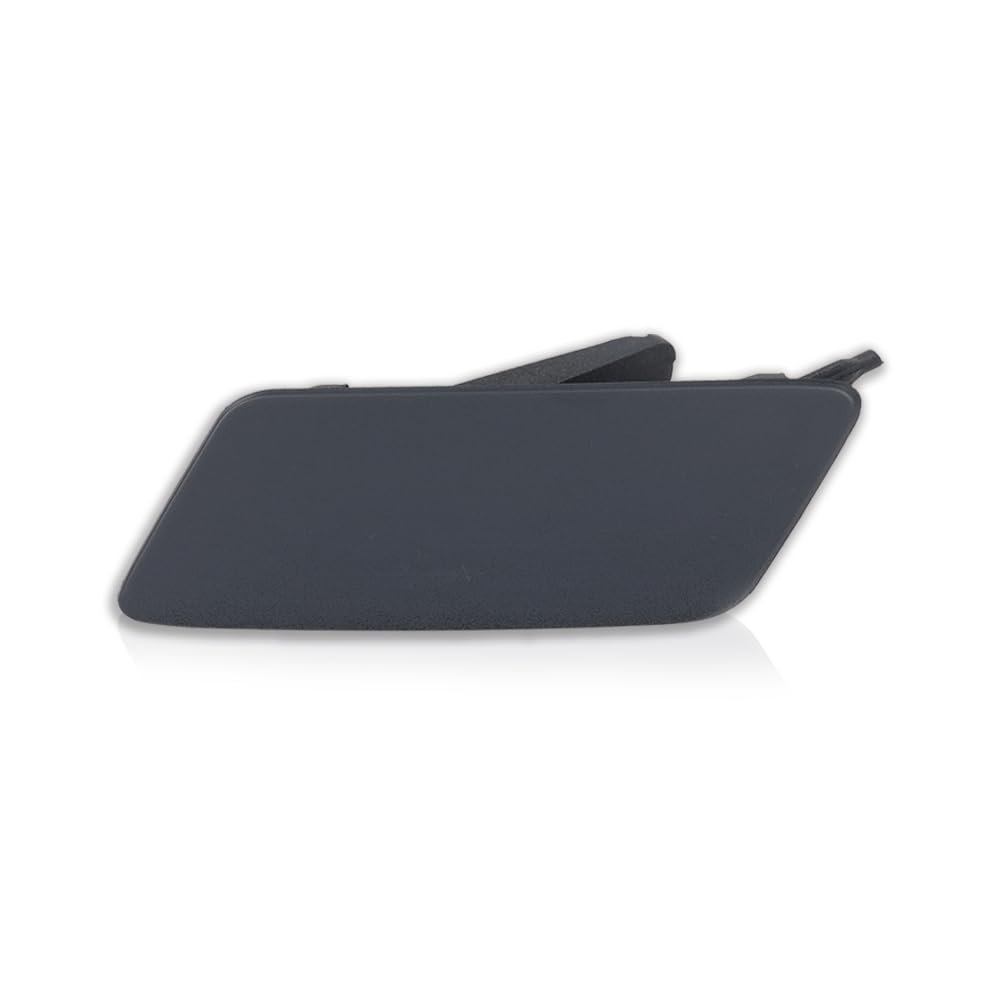 Left Headlight Washer Nozzle Jet Cover Cap For Land Rover Discovery Sport 2015 2019 Lr061225 Black Abs Plastic