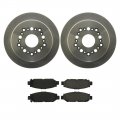 A-partrix Rear Disc Brake Pads And Rotors Kit Fits Sc300 1992 1993 1994 1995 1996 1997 1998 