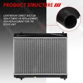 Dpi 2890 Factory Style 1-row Cooling Radiator Compatible With Yaris Scion Xd 07-17 Aluminum Core