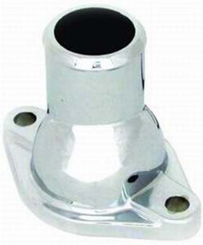 Water Neck Straight 1 5 In Id Hose O Ring Steel Chrome For Chevy V8 R9647