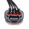 Secosautoparts 4 Packs Ignition Coil Female Connector Plug Harness Pigtail Compatible With Chevy Toyota Lexus Pontiac L4 2 4l