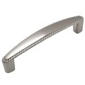 Cosmas 5 Pack 4111sn Satin Nickel Rope Scroll Cabinet Hardware Handle Pull 3-3 4 Inch 96mm Hole Centers 