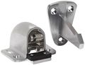 Rockwood 494 26d Brass Wall Mount Automatic Door Holder With Stop Satin Chrome Plated Finish 3-3 4 To Clearance Includes 