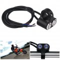 7 8inch 22mm Handlebar Switch Motorcycle Universal Motorbike On Off Gripes Brake Fog Headlight Handle Self-return Manual-return