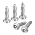 10 X 3 4 Torx Security Screws 10pcs Button Head Tamper Resistant Self Tapping 304 Stainless Steel Anti-theft 