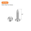 10 X 3 4 Torx Security Screws 10pcs Button Head Tamper Resistant Self Tapping 304 Stainless Steel Anti-theft