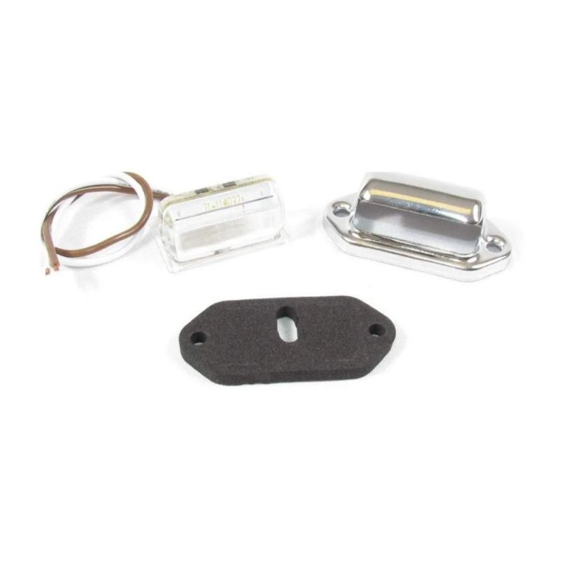 Fortpro Led Chrome License Plate Light 4 Multi-voltage 12v-24v F235343
