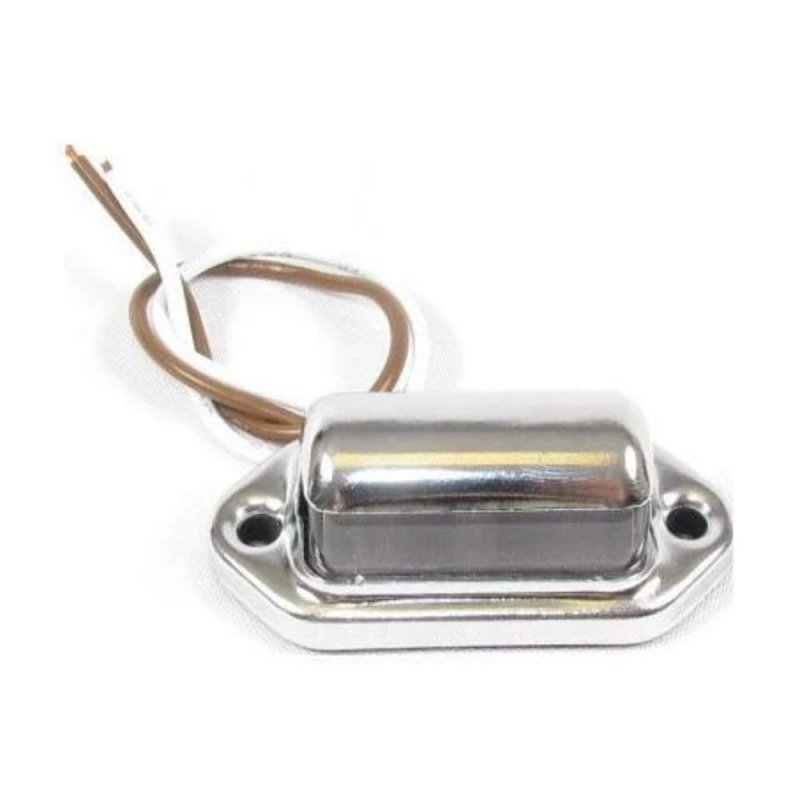 Fortpro Led Chrome License Plate Light 4 Multi-voltage 12v-24v F235343