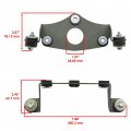 Caltric Rear Tail Light Bracket Assembly Compatible With Yamaha 5lp-84702-30-00 5lp847023000