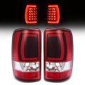 Hecasa Pair Tail Light For 2000-2006 Chevrolet Suburban 1500 2500 Chevy Tahoe Gmc Yukon Yukon Xl Lamps Driver Passenger Side 